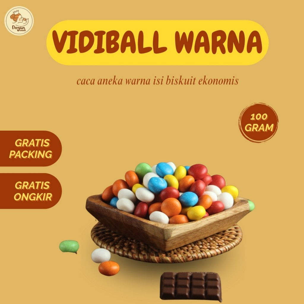 

VIDIBALL CACA WARNA / CACA 250GR