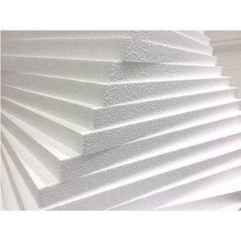 

D (D13) PAPAN STEROFORM GABUS LEMBARAN TEBAL 4 CM UKURAN 100 X 50 CM KUALITAS MEDIUM