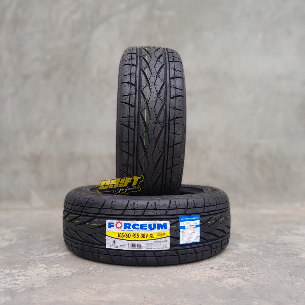BAN TUBELES MOBIL YARIS JAZZ WULING DATSUN UKURAN 185 60 R15 FORCEUM HEXA-R
