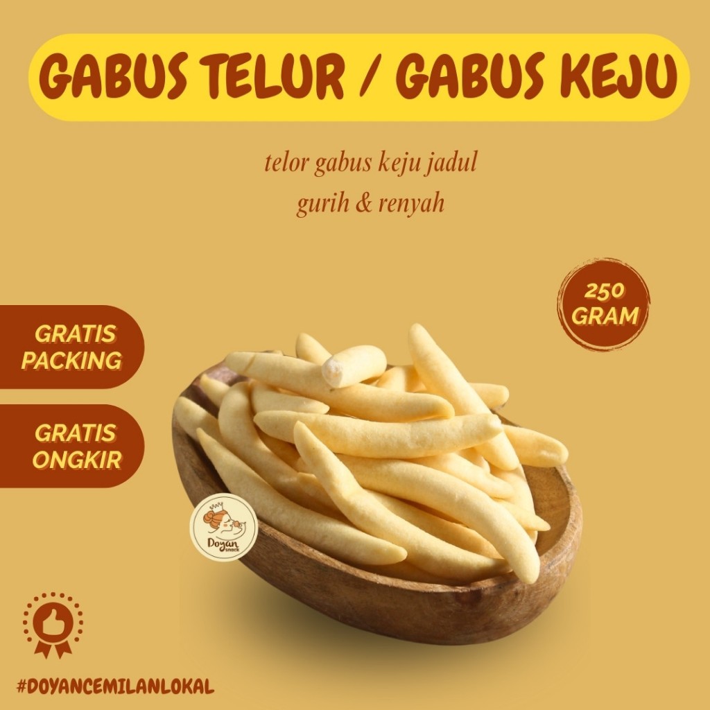 

GABUS KEJU / TELOR GABUS 250GR
