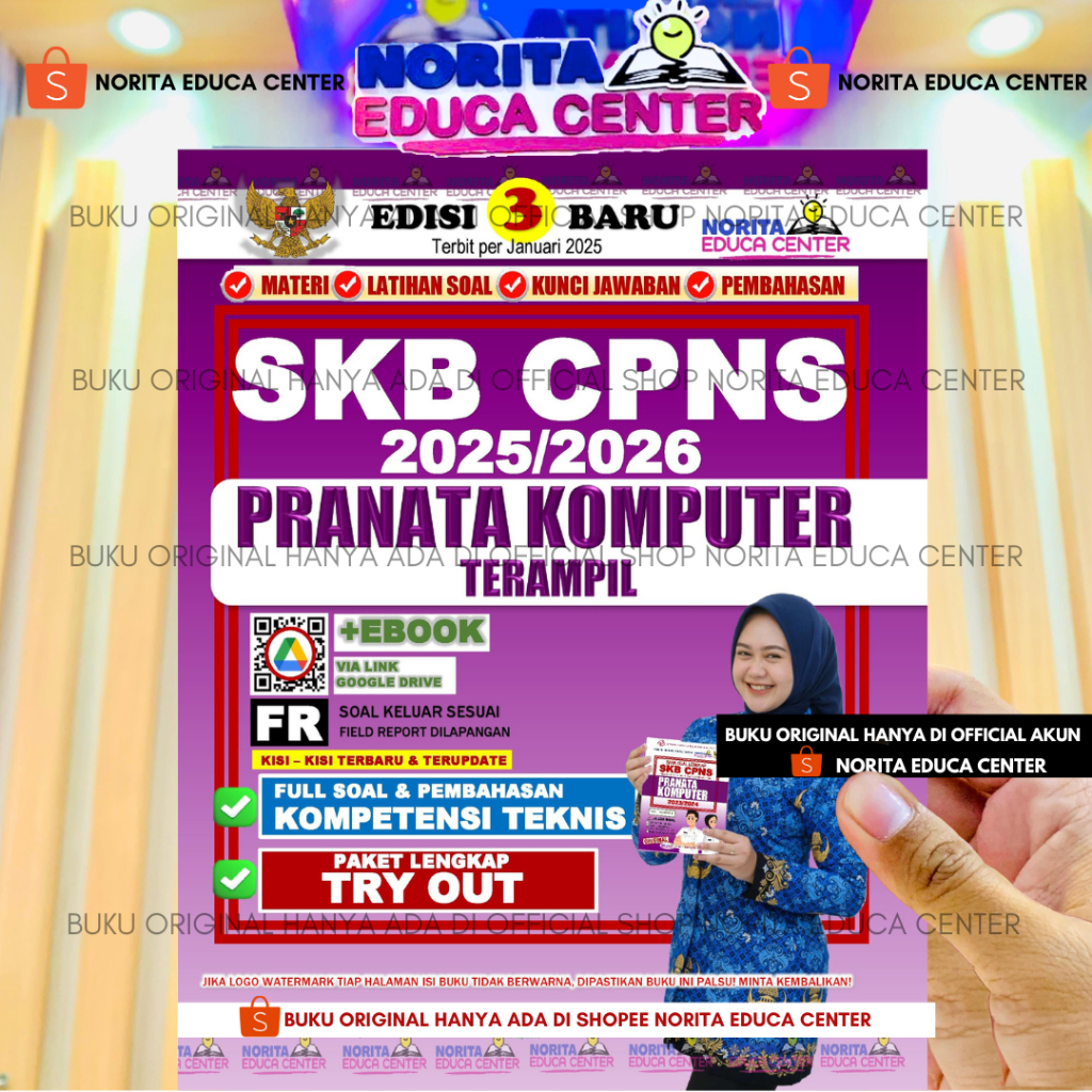 BUKU SKB CPNS PRANATA KOMPUTER TERAMPIL NORITA EDUCA CENTER