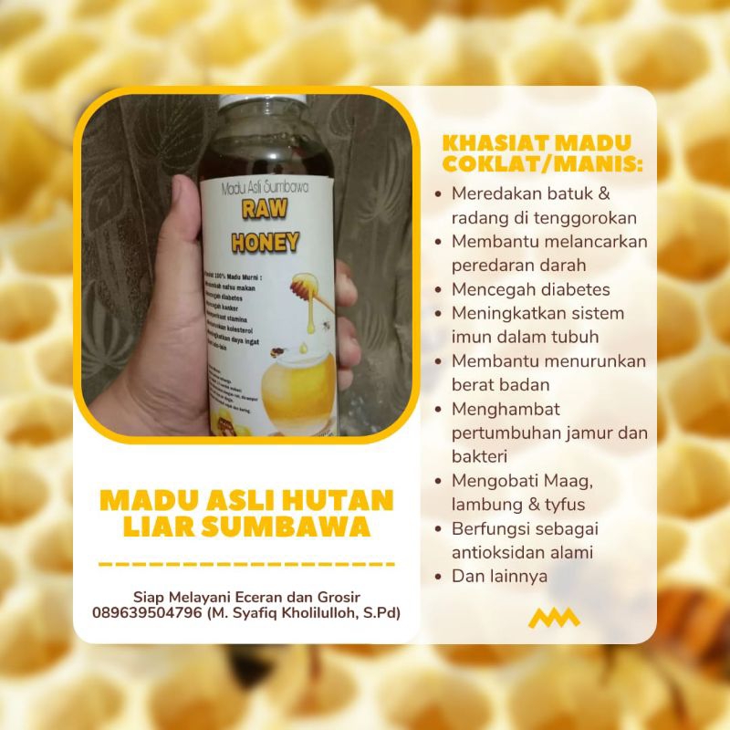 

Madu Asli Hutan Sumbawa Coklat Manis 1L