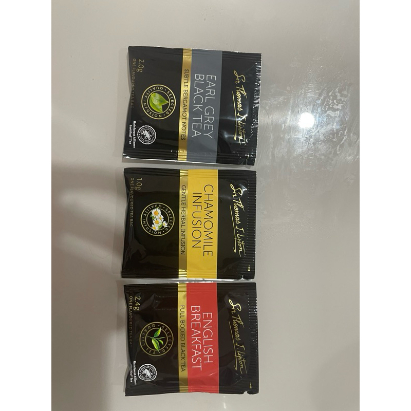 

TEH SIR THOMAS J. LIPTON ecer chamomile earl grey english breakfast