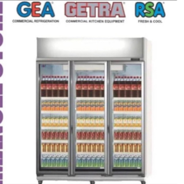 GEA Showcase Display Cooler 3 Pintu Kulkas Pendingin Bekas Preloved