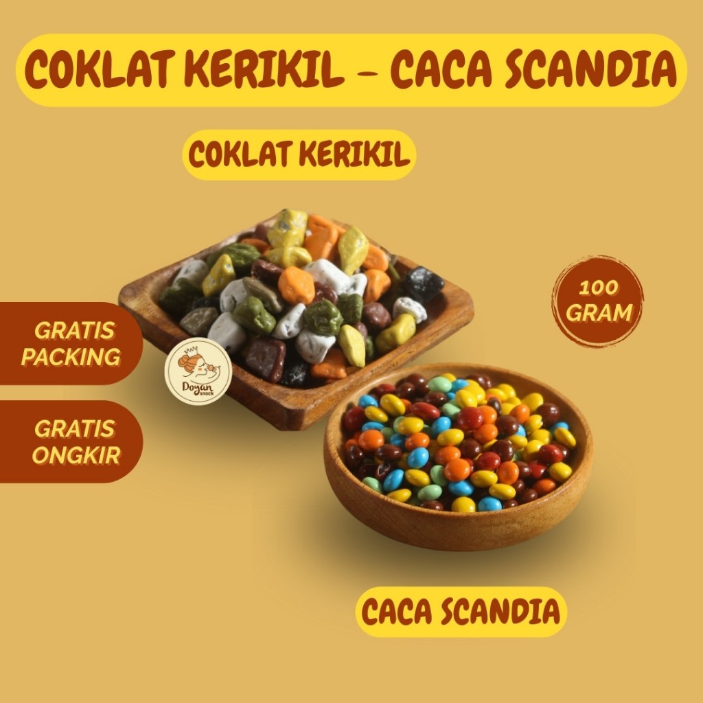 

COKLAT KERIKIL / COKLAT BATU / CACA SCANDIA MINI 100GR