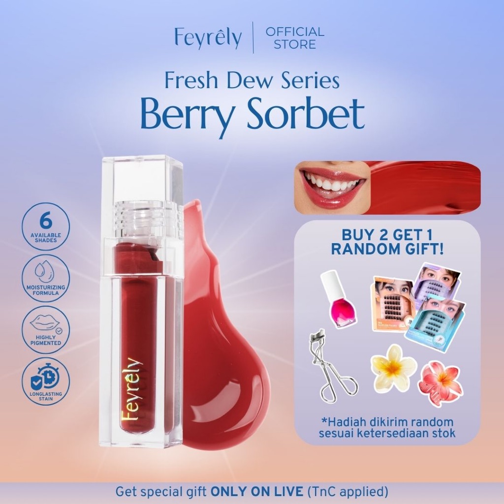 FEYRELY Fresh Dew Tint - 02 Berry Sorbet (SPC)