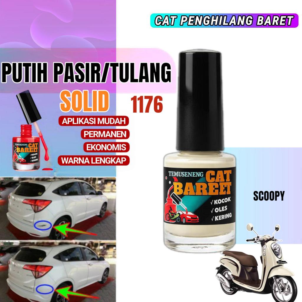 Cat Putih Pasir Putih Tulang 1176 Glossy Penghilang Baret Lecet Noda