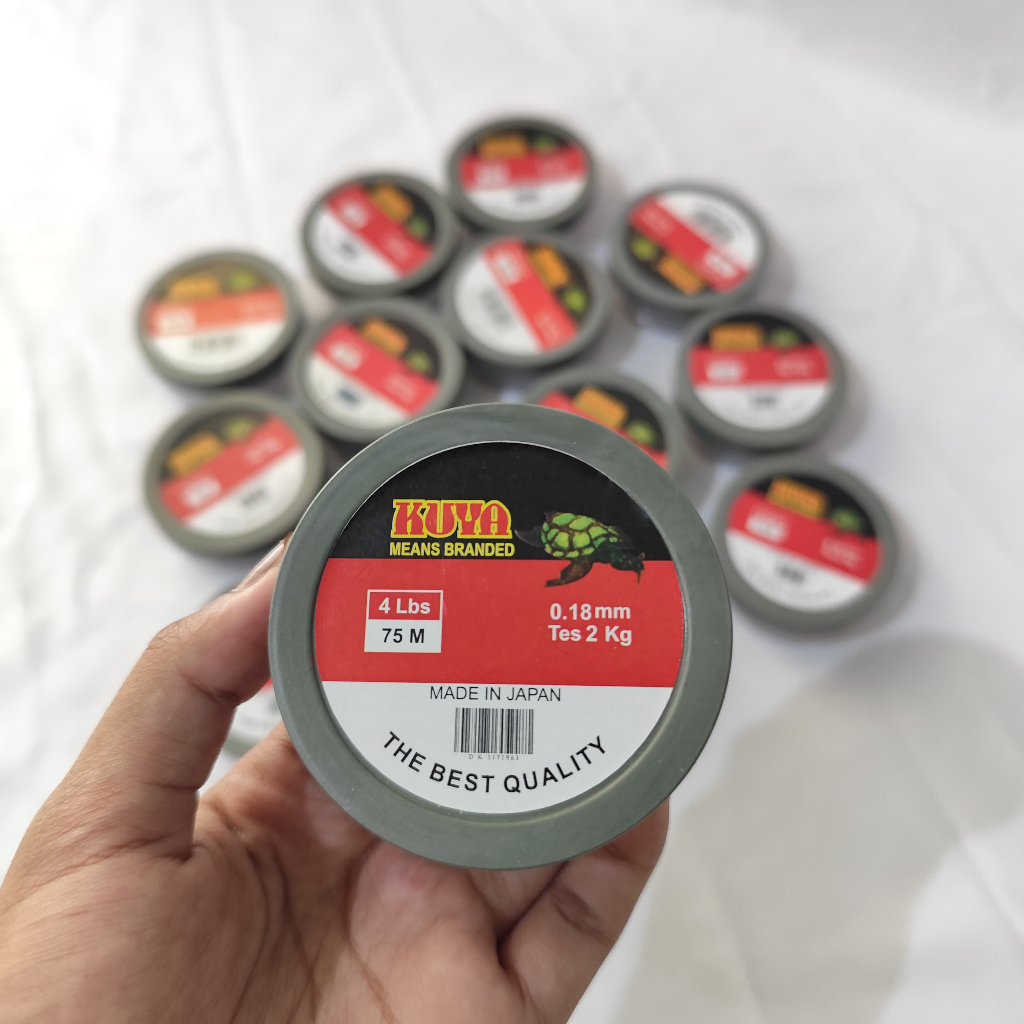 Senar Pancing Kuya Cepuk Original Nylon Senar Kuya 75m Senar Pancing Nylon Monofilamen