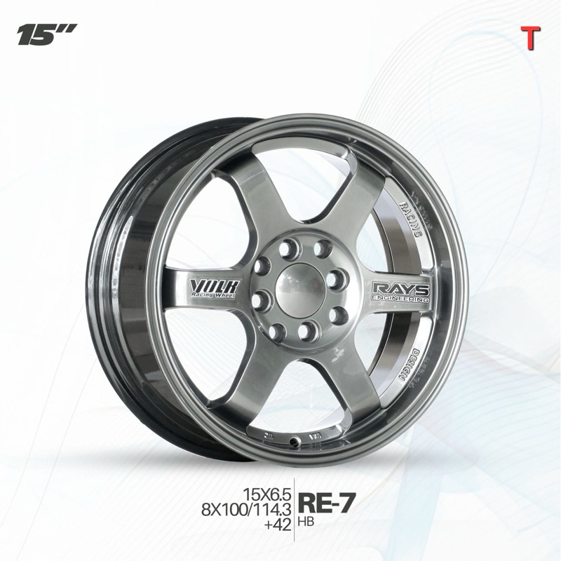 Velg Racing RE-7 Ring 15 – HB (Hyper Black) | Model Volk Rays