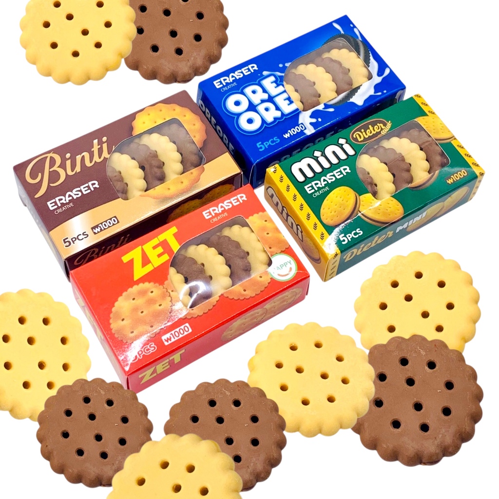 

STIP 9201 COOKIES BISCUIT / ERASER / PENGHAPUS PENSIL LUCU