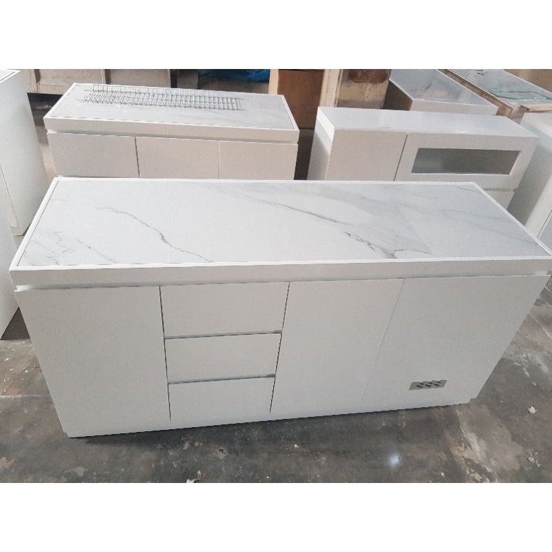 kitchen set bawah uk 180x60x80 top table granit tile