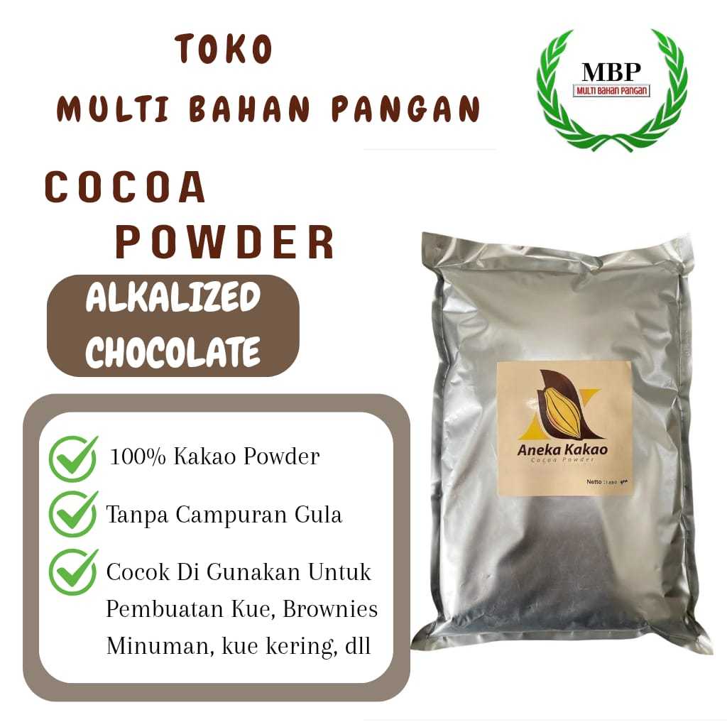 

ANEKA KAKAO COCOA POWDER AK 980 DARK COKELAT 500G/ COKELAT BUBUK 100 % COCOA POWDER TANPA CAMPURAN GULA COCOA POWER PREMIUM- COKELAT BUBUK MINUMAN & KUE