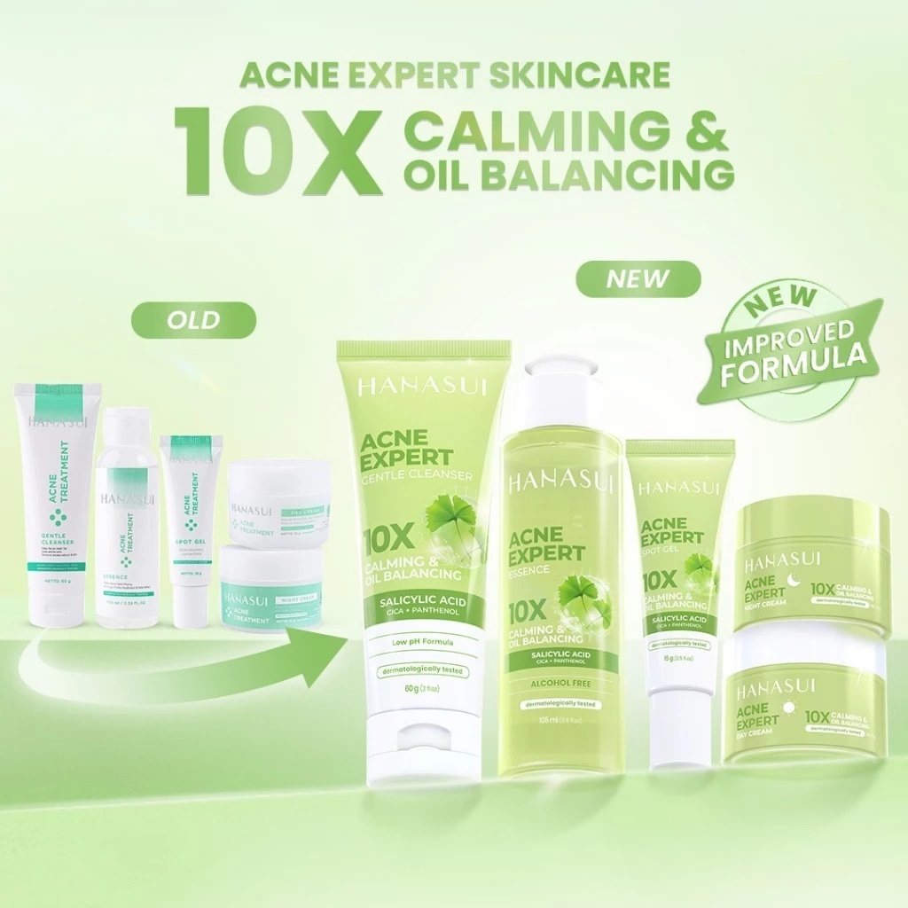 HANASUI ACNE TREATMENT SERIES / HANASUI PAKET ACNE / HANASUI SKINCARE
