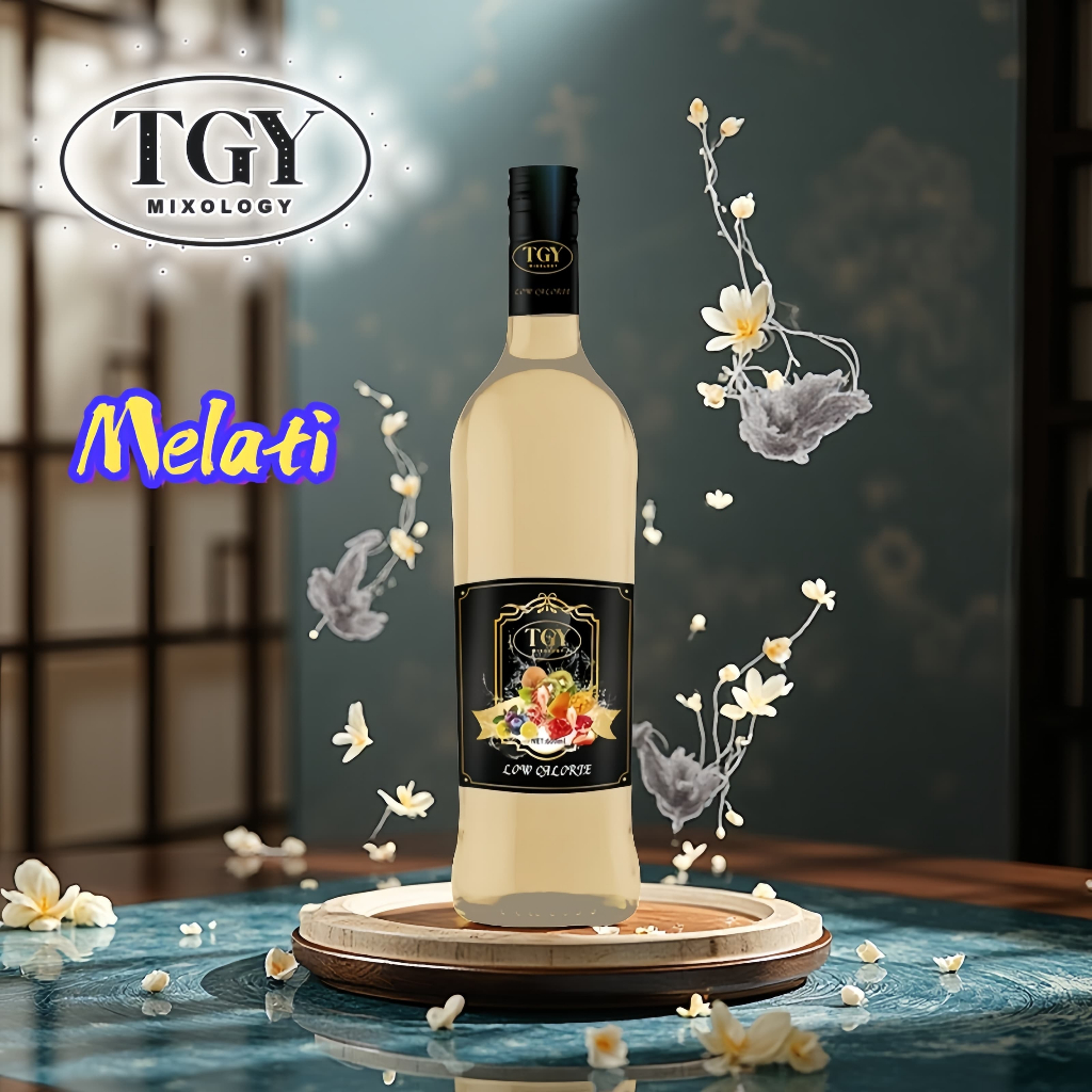 

TGY MIXOLOGY Sirup Cair Konsentrat Minuman Jasmine - HALAL - 750 mL - Melati Syrup