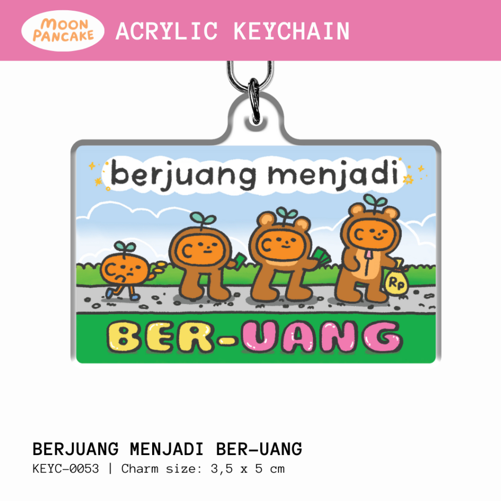 

Moon Pancake Keychain - Berjuang Menjadi Ber-uang