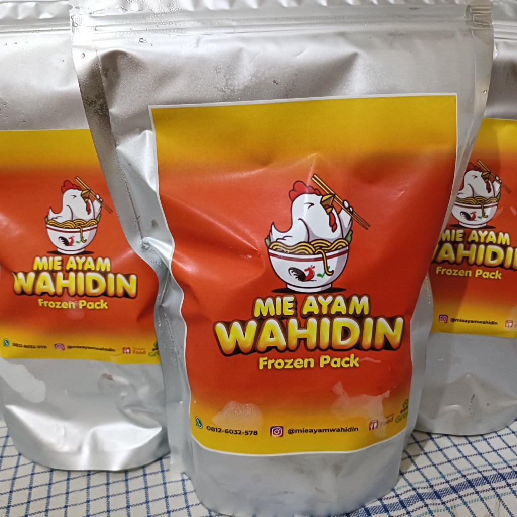 

Mie Ayam Wahidin Beku Frozen Pouch Aluminium Vakum