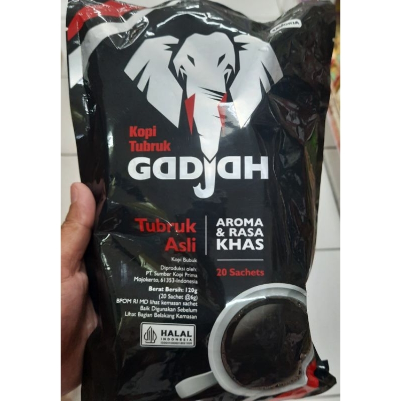 

Gadjah Kopi Tubruk Asli 20×6gr