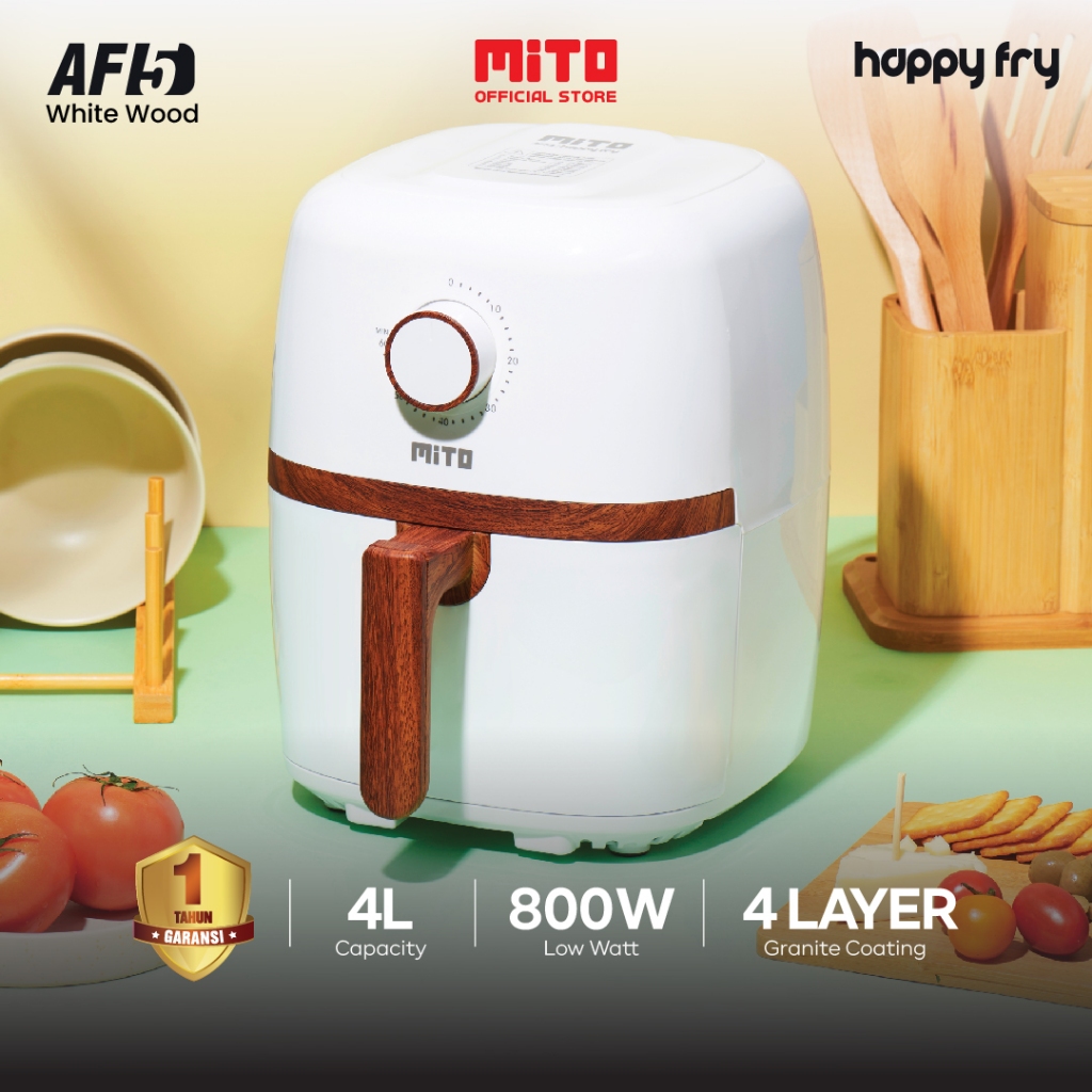 Mito AF5 Happy Fry - Air Fryer 4L Tanpa Minyak