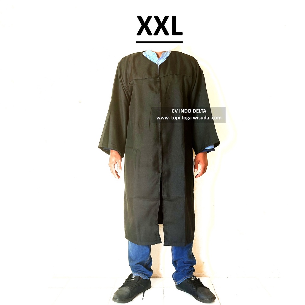 KODE C88W JUBAH TOGA wisuda HITAM jaket toga wisuda redy ribuan pakaian baju kelulusan TK SD SMP SMA