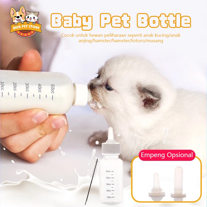Botol Dot Kucing Dot Anak Kucing Baru Lahir Set Botol Anak Kucing Premium