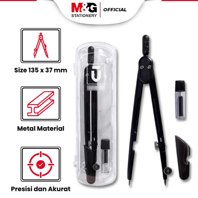 

KODE V67U MG Jangka U Presisi Tinggi Series Black Metal Professional Compass Simple Mudah Dibawa Alat Menggambar Lingkaran untuk Pelajar Desain
