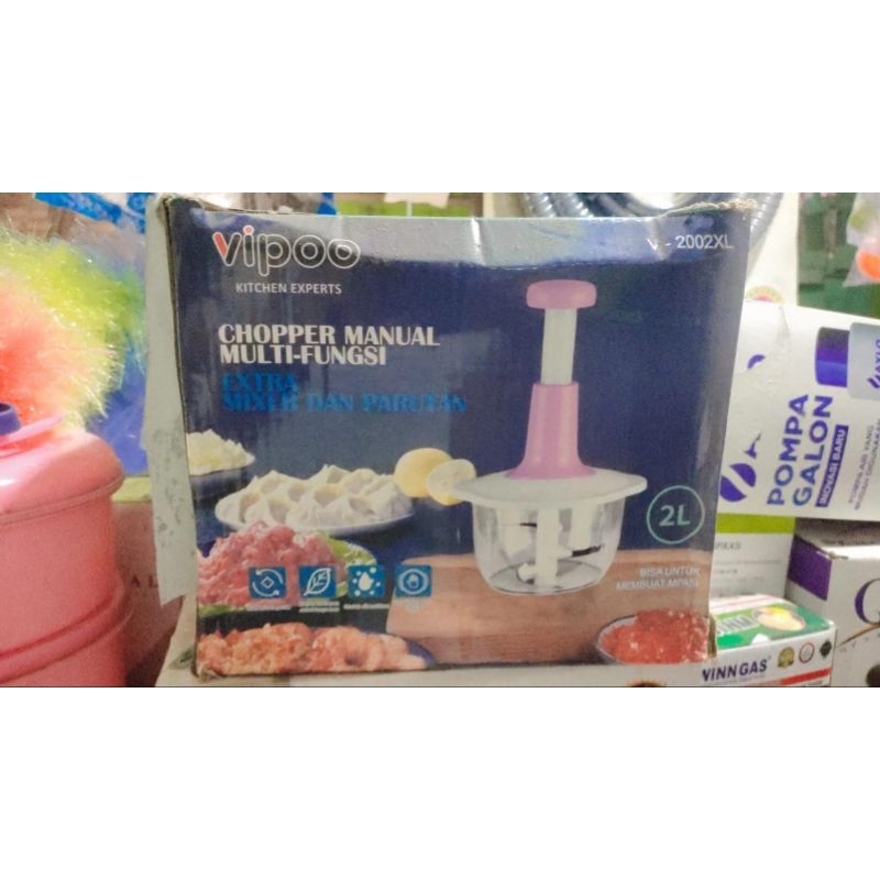 Chopper Manual - Kapasitas 2L | Vipoo