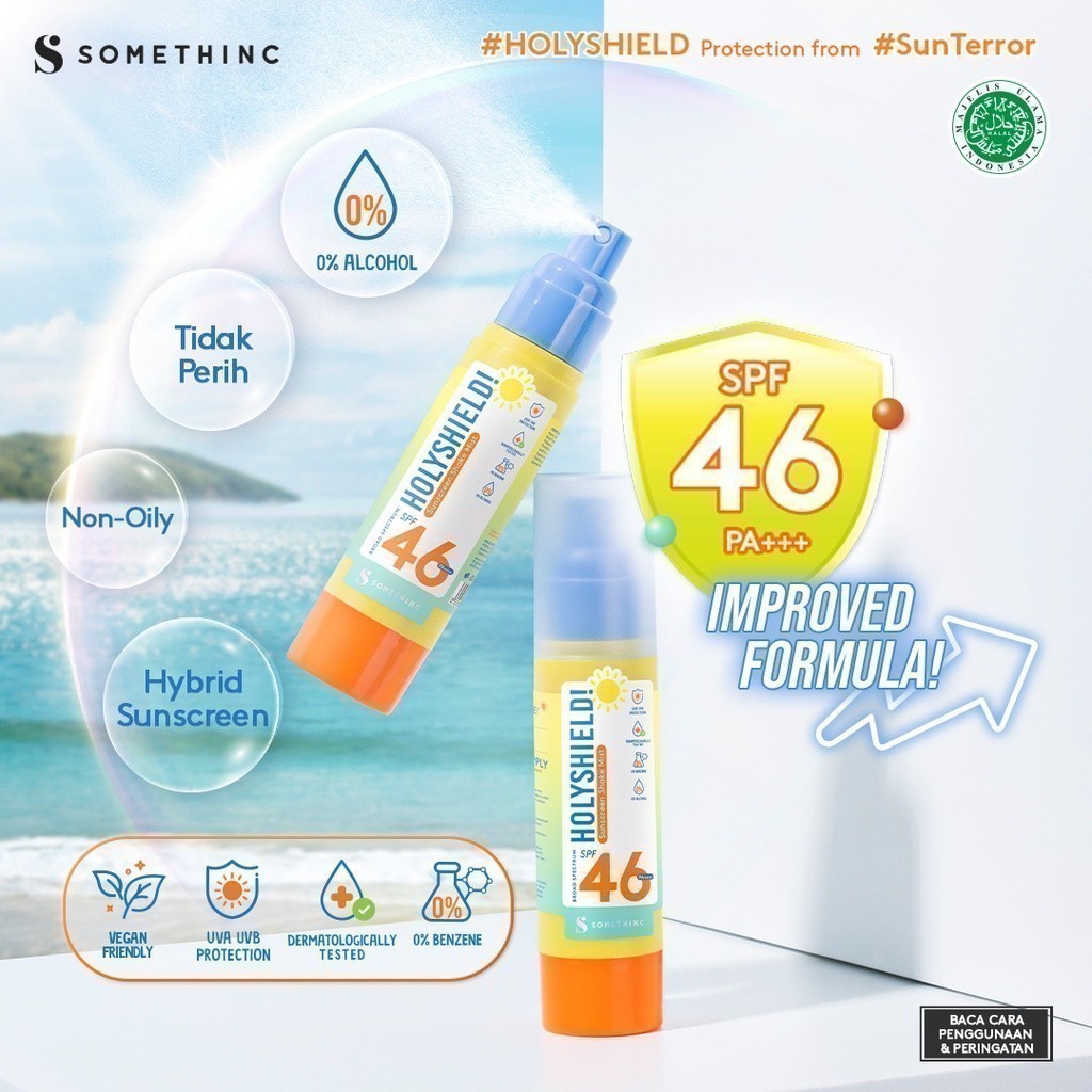 Somethinc Holyshield Sunscreen Shake Mist SPF46 PA+++ - Sunscreen Spray | 50ML