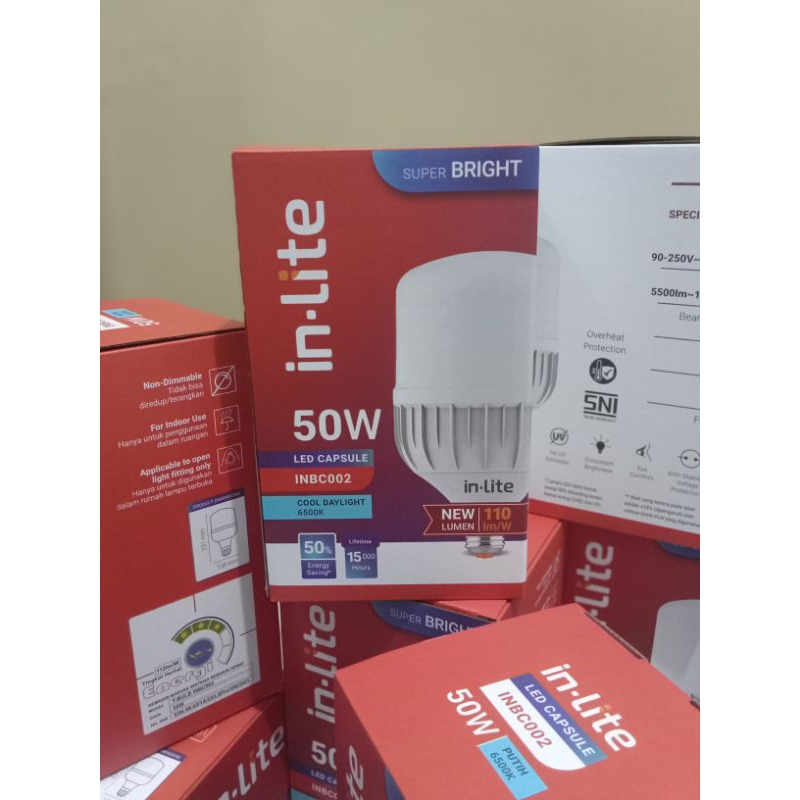 LAMPU LED CAPSULE 50 WATT IN-LITE