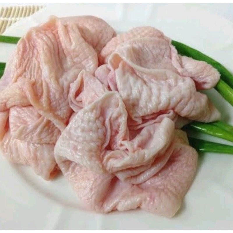 

Kulit ayam segar 500gr..