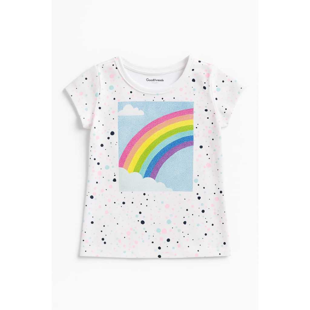 Baju Anak Perempuan Cewek Branded Import Fashion Anak Pakaian Anak Perempuan Kaos Lengan Pendek Gara