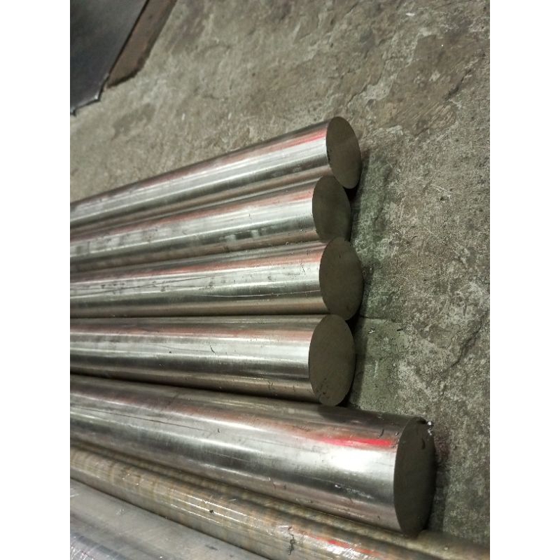As Besi Stainless 304 3,5 inch (88,9mm) Panjang 50cm Round Bar Ss