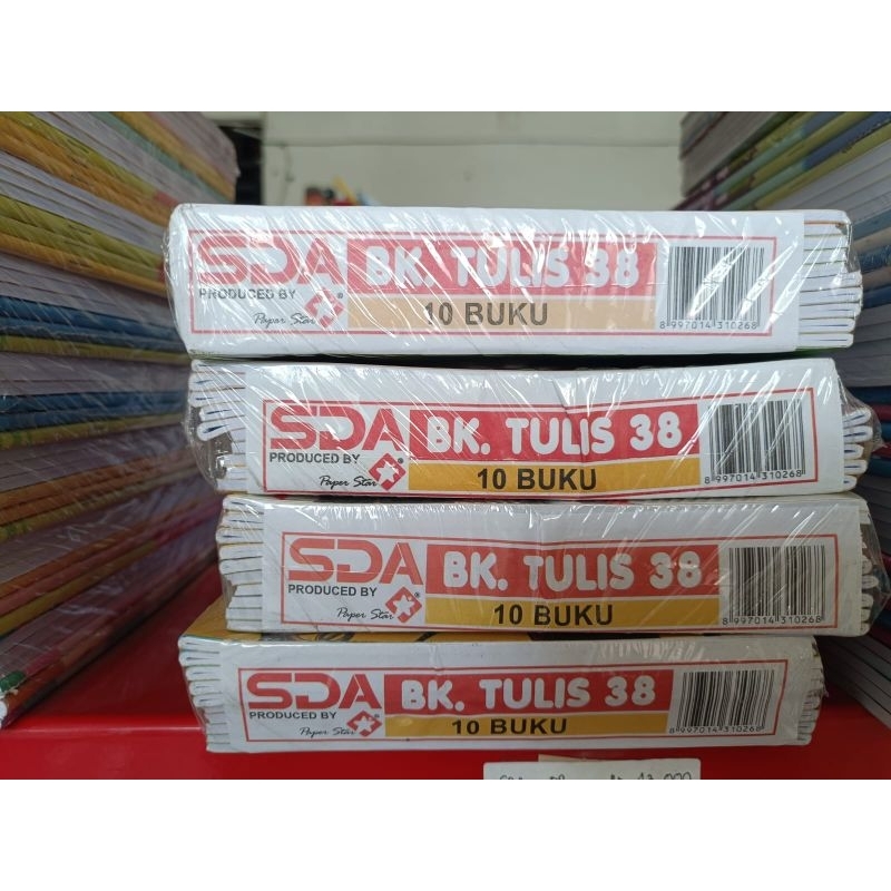 

Buku Tulis SDA 38 Lembar-Isi 10 Buku