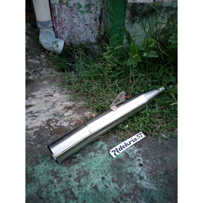 Knalpot Harley Davidson Bobber Motor Custom Japstyle Caferacer Chopper Tiger Scorpio Byson Megapro C