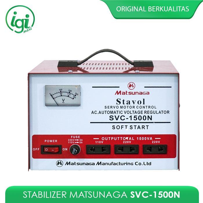 STABILIZER MATSUNAGA 1500 WATT / STAVOL 1500 watt MATSUNAGA 1500 W