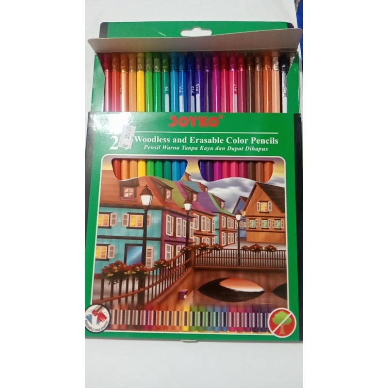 

JOYKO PENSIL WARNA 24 CALORS DAPAT DIHAPUS