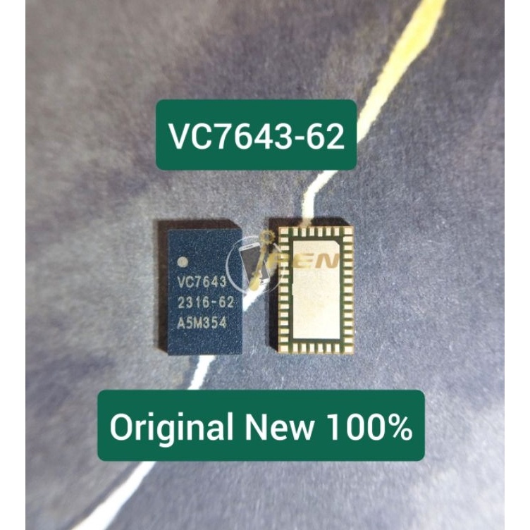 KODE U63I IC PA VC7643 Original New Tested Rf VC 7643 62 Redmi Note 9
