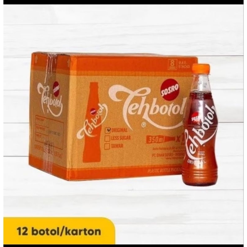 

sosro teh botol 350ml isi 12pcs