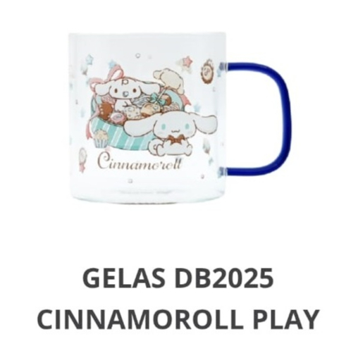 RB Mug Gelas Piring Sanrio Cinnamoroll Dobel Bonus Yogya 2025