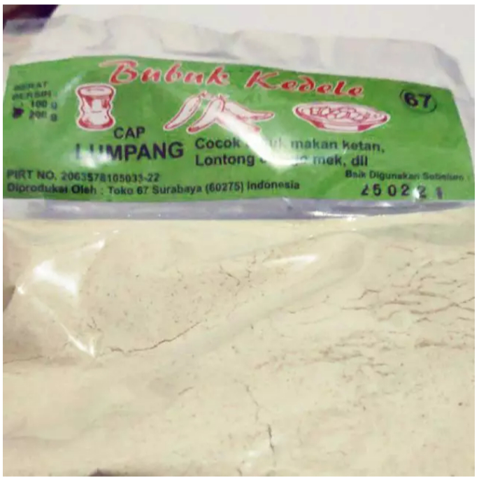 

Bubuk kedelai cap Lumpang khas tanjung 200 gram