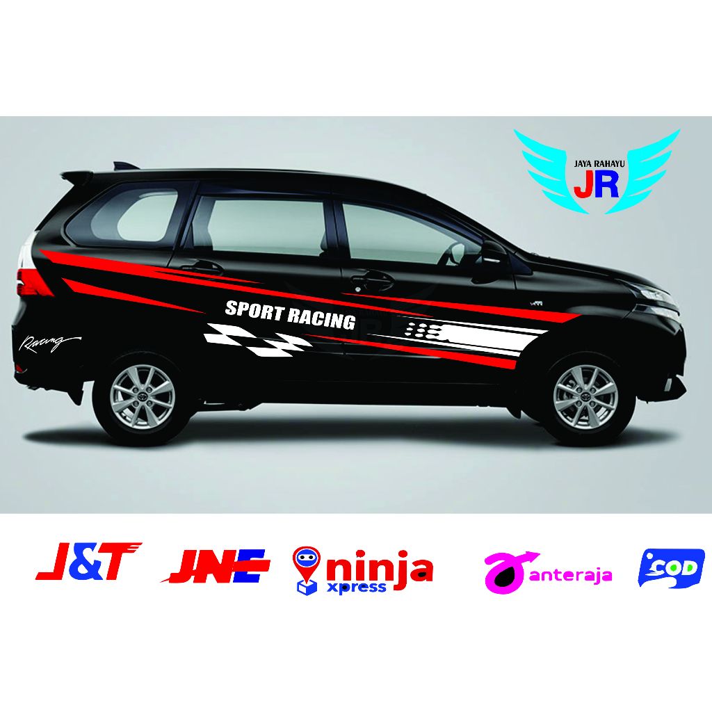 stiker list mobil sigra stiker list body samping mobil xenia innova stiker cutting BR-V