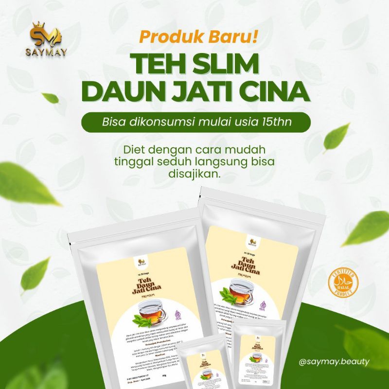 

TEH SLIM Daun Jati Cina/Teh herbal