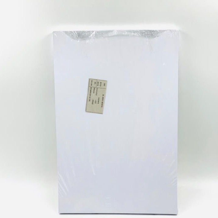 Terjangkau  KERTAS SAMPUL COVER JILID BUFALO BUFFALO BC FOLIO F4 WARNA PUTIH FOLIO