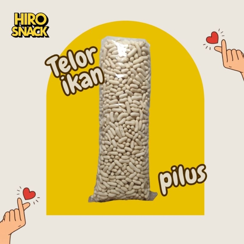 

1KG Pilus / Telor ikan Kapsul Original Ikan Tenggiri Ikan Gurih Renyah Hiro Snack Snack Cemilan Makanan Ringan