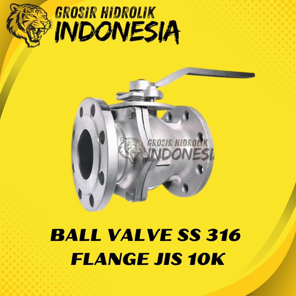 6'' BALL VALVE STAINLESS 316 TYPE FLANGE JIS 10K SIZE 6 INCH