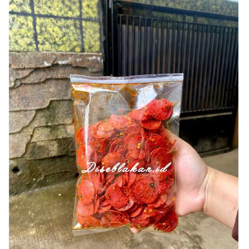 

sosis goreng pedas daun jeruk