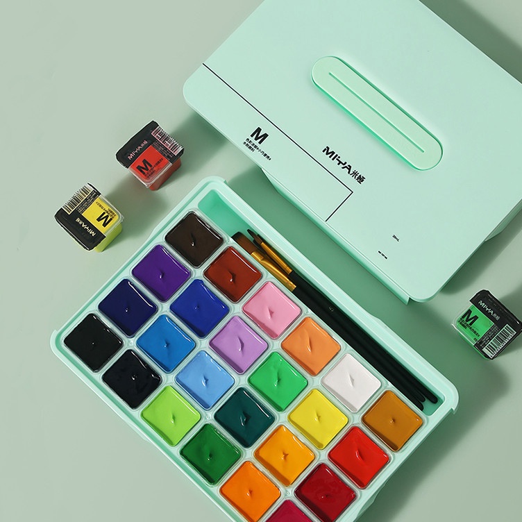 

KODE Q19O Miya Gouache Gouache Set Cat 2436 Warna 3ml Cat Untuk Cat Air Perlengkapan Seni Murid