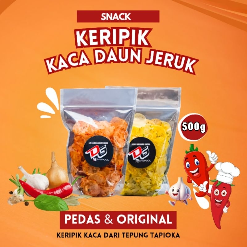 Keripik Kaca Daun Jeruk 500g