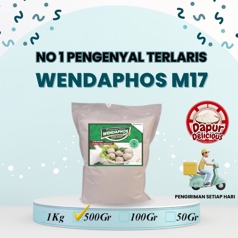

Wendaphos M17 (500gr) Blend Phospate, Phosmix, Pengenyal Bakso, Sosis, Nugget, Dimsum dll