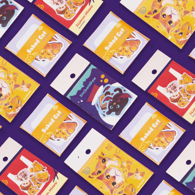 

FLOSKATT VINYL STICKER PACK DIECUT