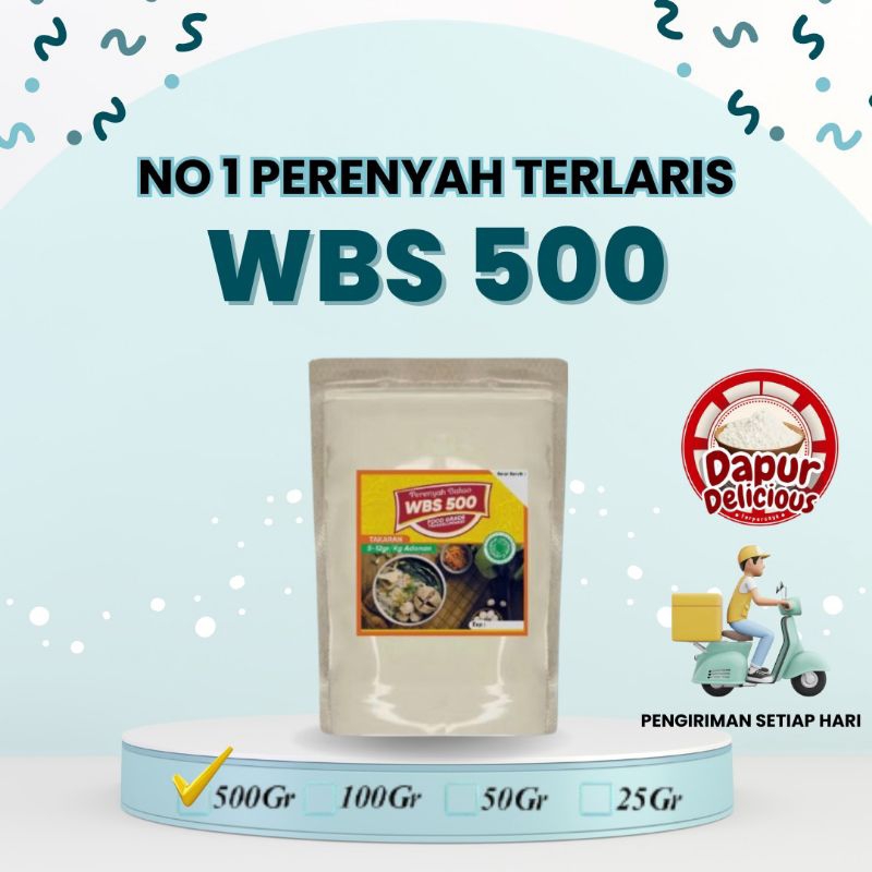 

WBS 500 (500gr) / Enzim Perenyah Kress Bakso, Sosis, Dimsum dll / Enzim Transglutaminase Perenyah KRESS